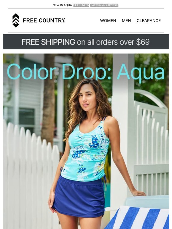 Color Drop: Aqua