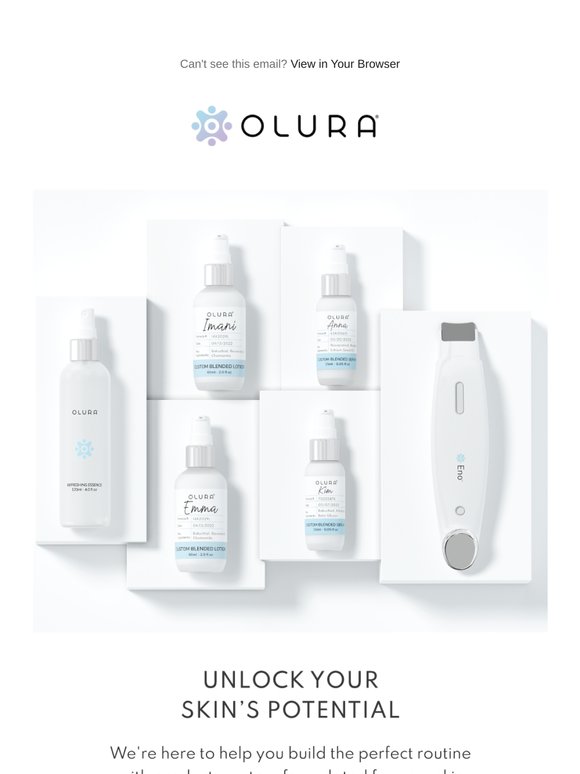 Unlock your skin's full potential & 15% off
