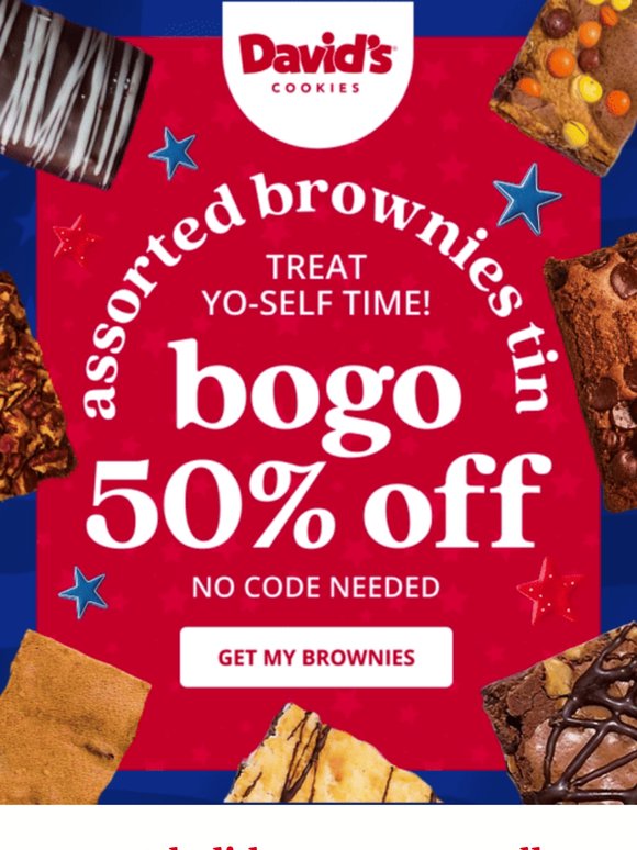 The Sweetest Deal: Brownies at 50% OFF! 🍫
