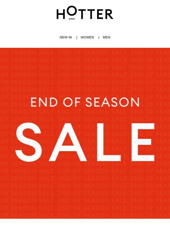 End of Season Sale starts now!