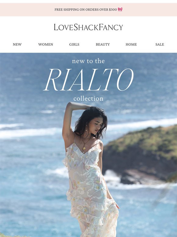 NEW FROM THE RIALTO COLLECTION