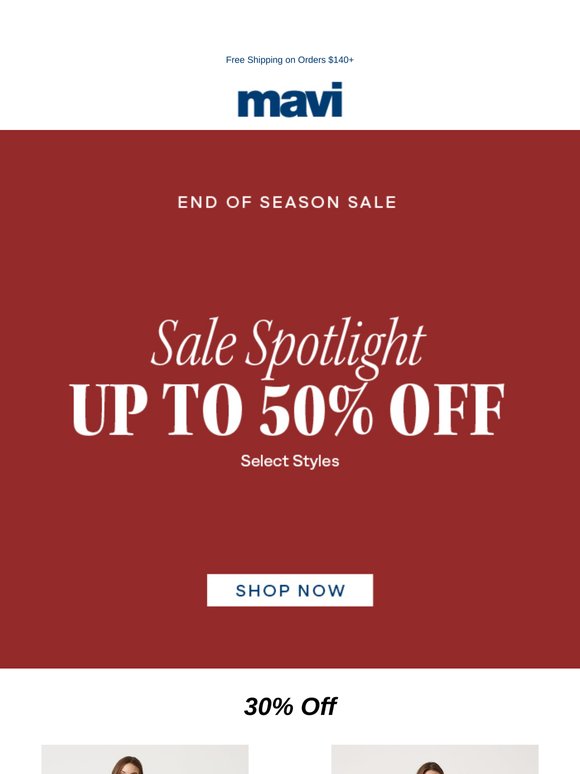 So Many Styles to Shop: Up to 50% Off