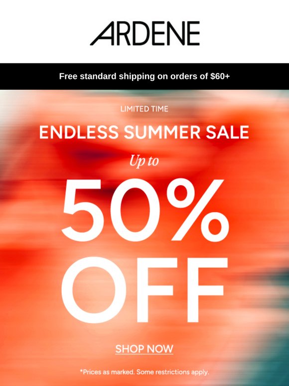 ICYMI: Endless Summer Sale is ON 🌞
