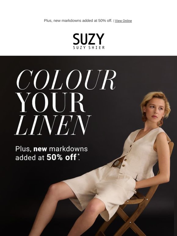 COLOUR YOUR LINEN