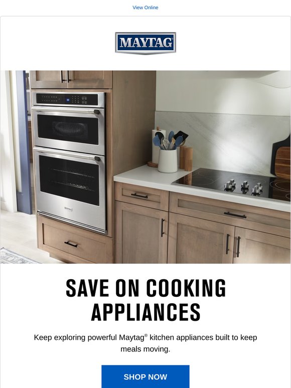 Keep shopping for cooking appliances