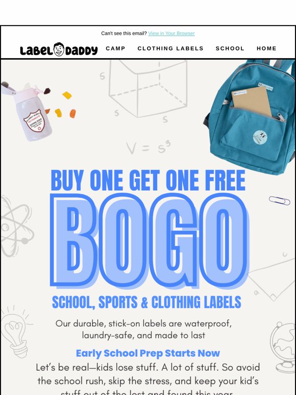 BOGO Labels Are Back!