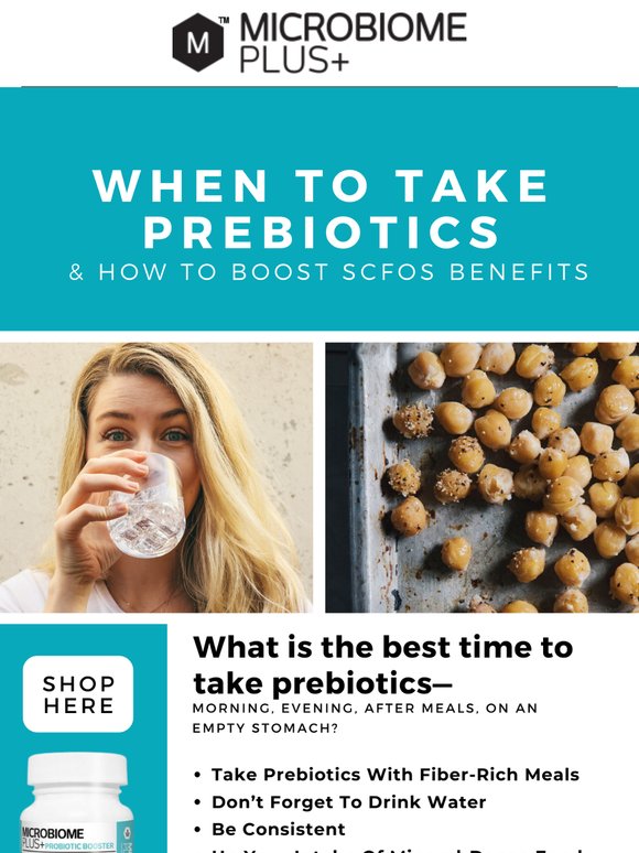 When To Take Prebiotics & How To Boost ScFOS Benefits