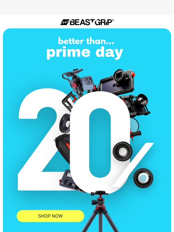 🚨 Better Than Prime Day: Our Biggest Sale + NEW BT-60 Tripod!