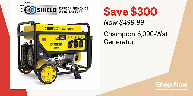  2025 Week28 Champion6000WattGenerator 