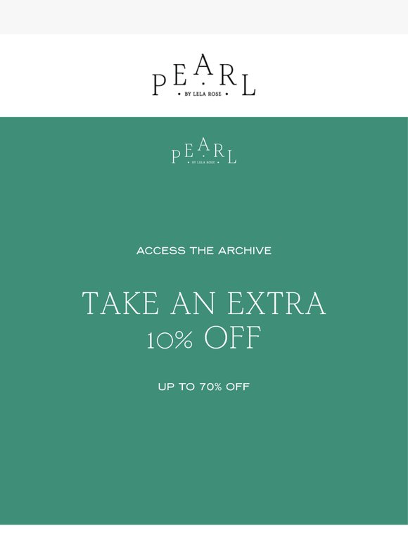 EXTRA 10% Off Starts Now