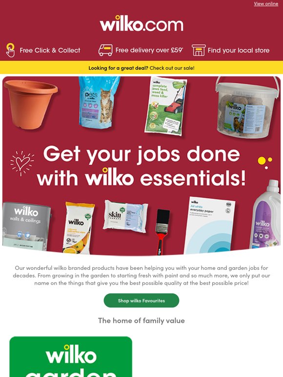 The wilko essentials you know and love 😻