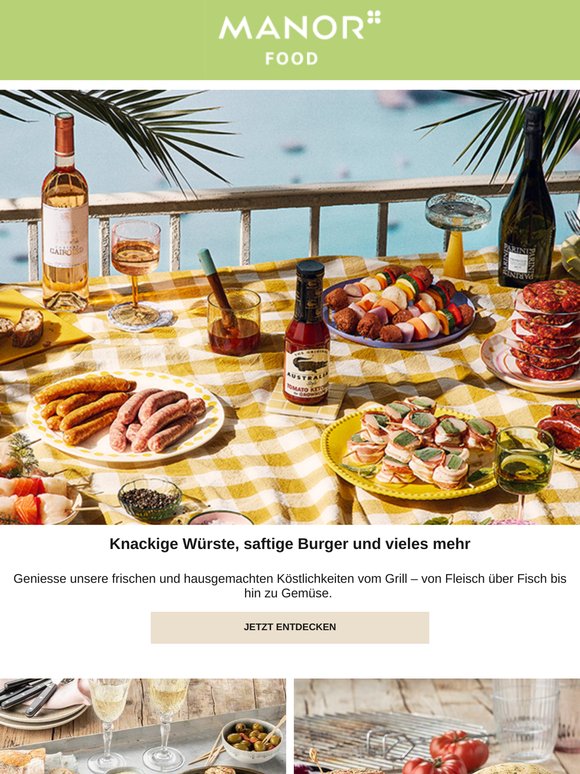 —, geniesse die Grillsaison mit feinen Köstlichkeiten