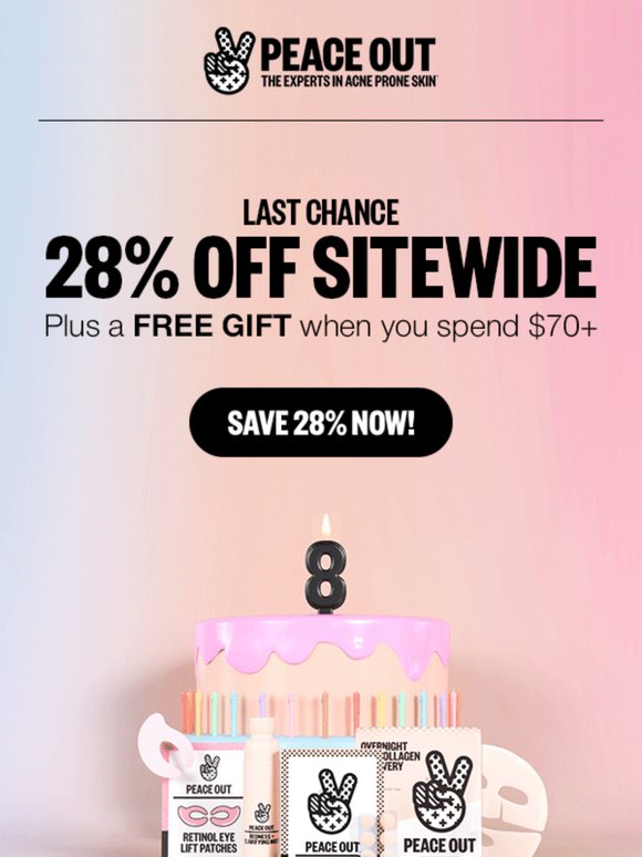 Last Chance! 28% OFF Ends Tonight ⏰