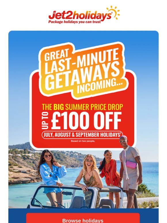 Great last-minute getaways incoming...