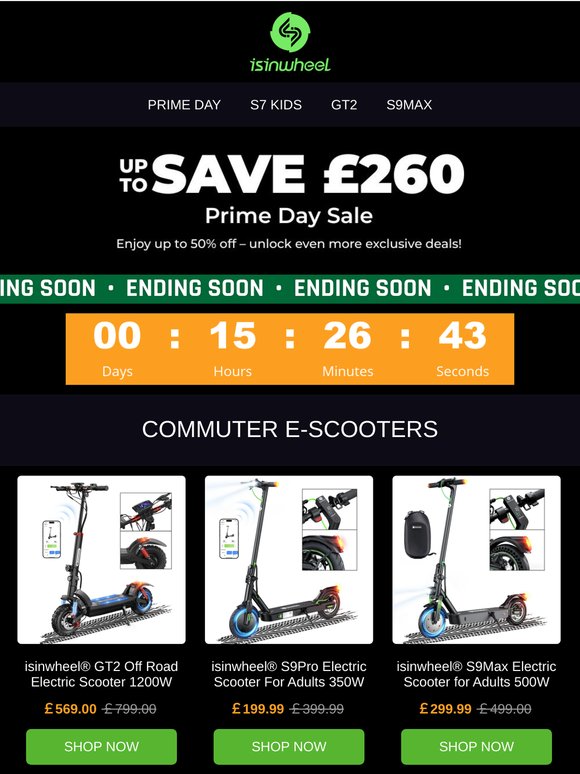 Enjoy unbeatable Prime Day offers—save up to £260