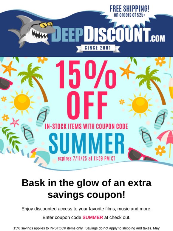 You've Got a Treat! Your 15% Off Coupon is Here!