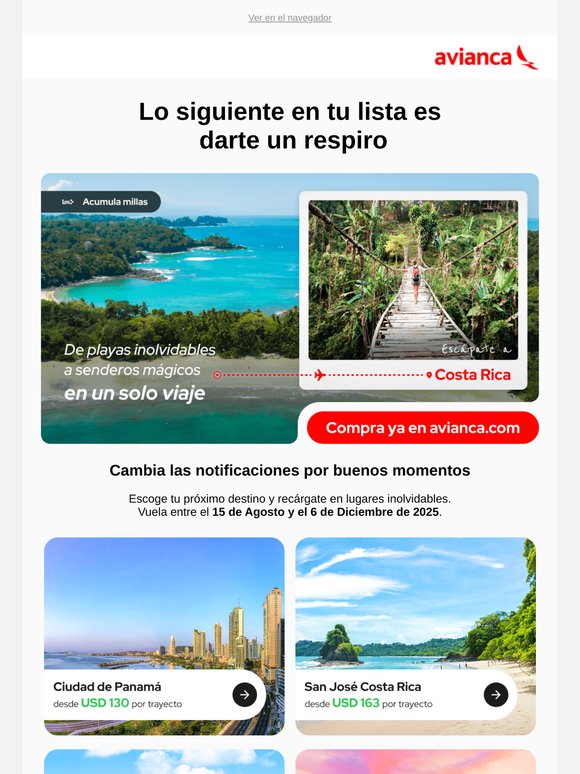 😌¿Hace cuánto no te desconectas de verdad? ✈️