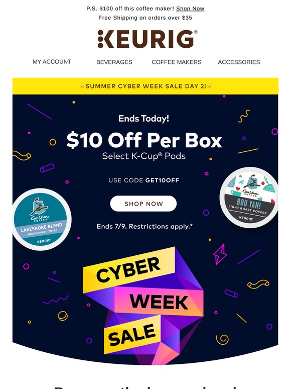 Too good to last! Hours left to save $10 per box