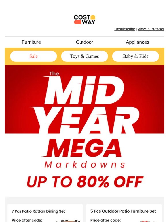 🔥 The Mid-Year Mega Markdowns | Mid-Year. Big Deals. Limited Time