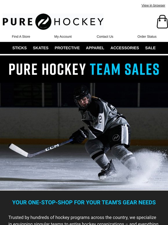 Pure Hockey Is Your One-Stop-Shop For All Your Team's Needs