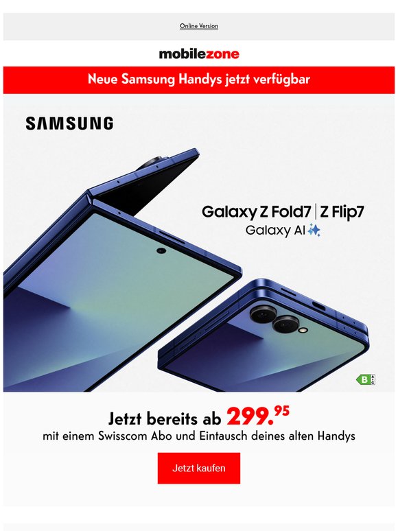 Samsung Galaxy Z Fold7 & Z Flip7 sind da 🤩