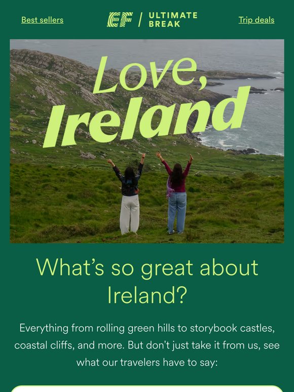 ✨This is your sign to visit Ireland