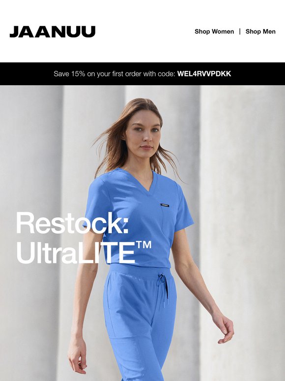 The Lightest Scrubs. Ever.