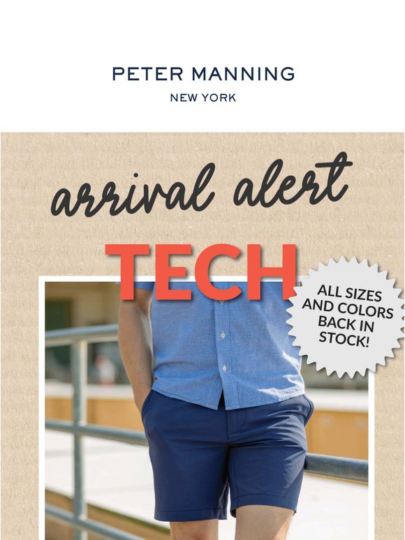 ARRIVAL ALERT: Tech Shorts are here!
