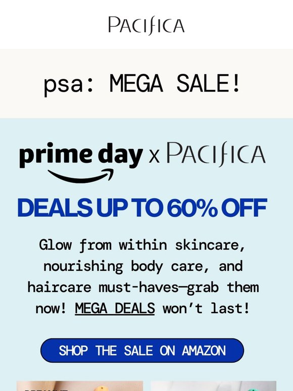 PSA: Pacifica PRIME DAY deals happening now