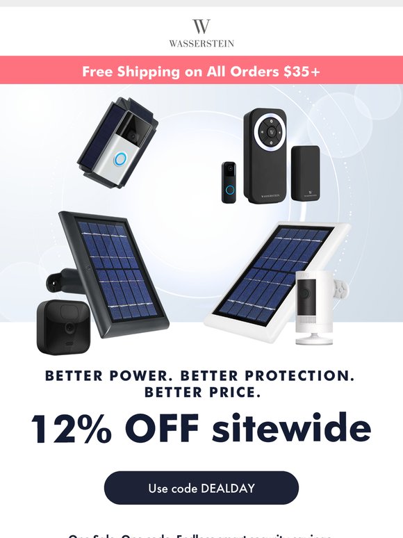 ☀️ Deal Day is Here: Save 12% on Top Smart Security Picks