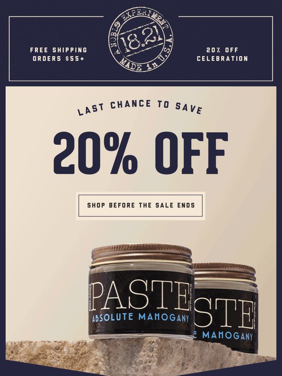 🚨 Last Chance: 20% Off 🎆