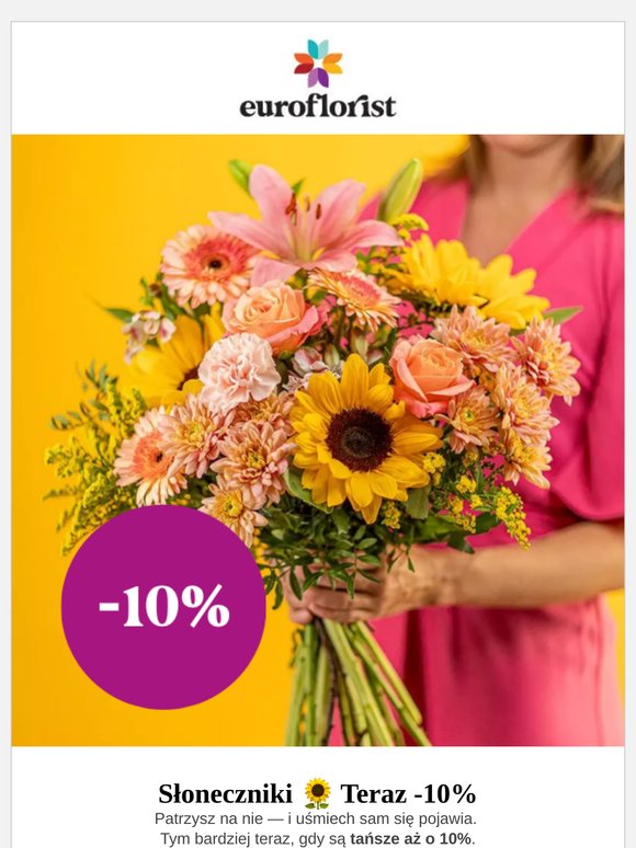 Słoneczniki 🌻 -10% na wszystkie bukiety