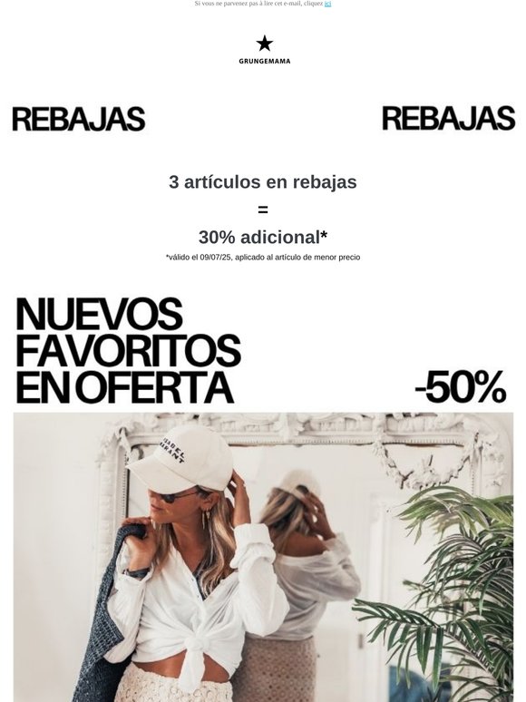 ¡Nueva selección + 30% adicional en las rebajas!