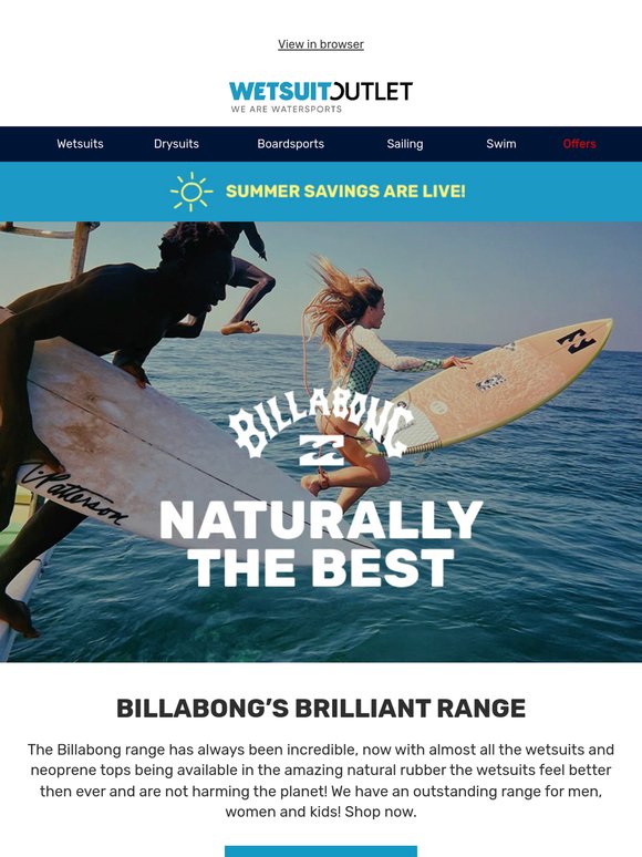 Natural Brilliance From Billabong