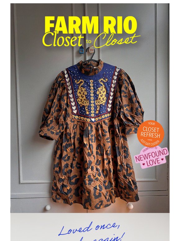 Introducing: FARM Rio Closet to Closet