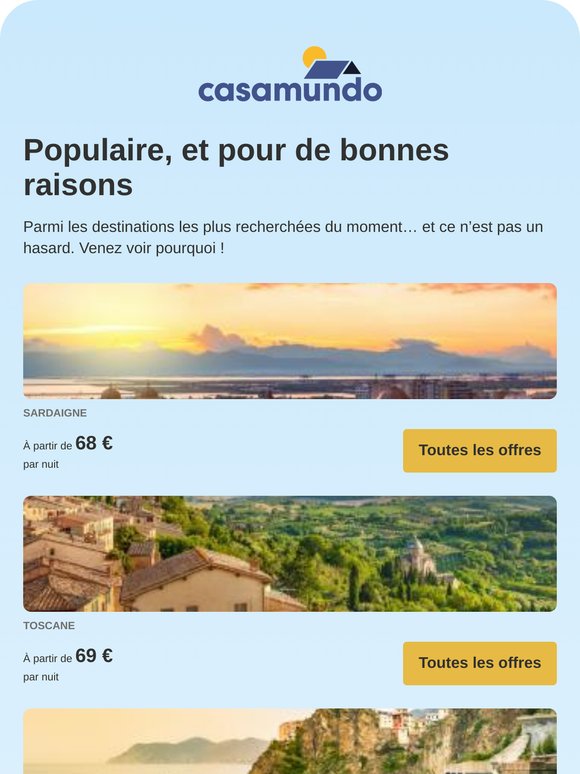 Oui, ces destinations sont incroyables 🫶