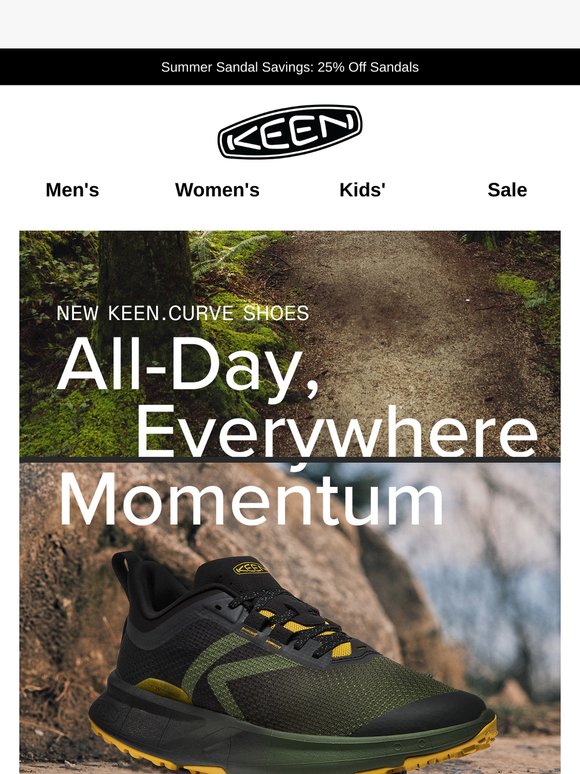 Newest KEEN.CURVE Walking & Hiking Shoes