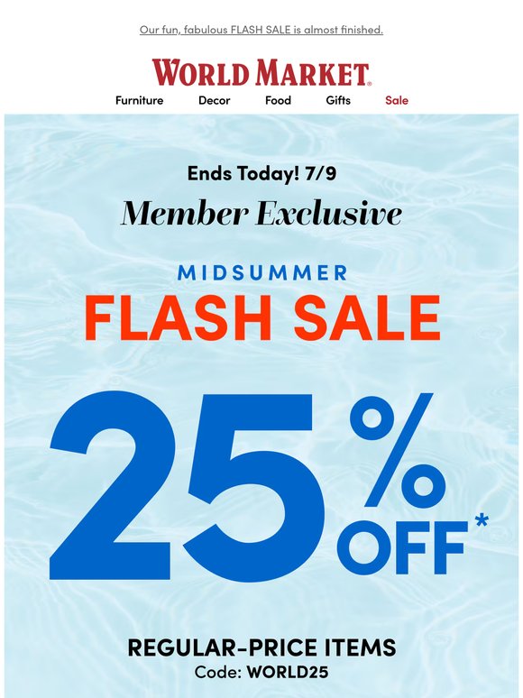 💥25% off ENDS TONIGHT!