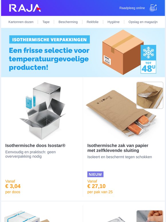 Koel en zomerproof verpakken?