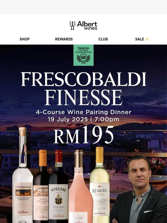 RM195 for 5 Premium Frescobaldi Wines? Yes, Please! 🍷🔥
