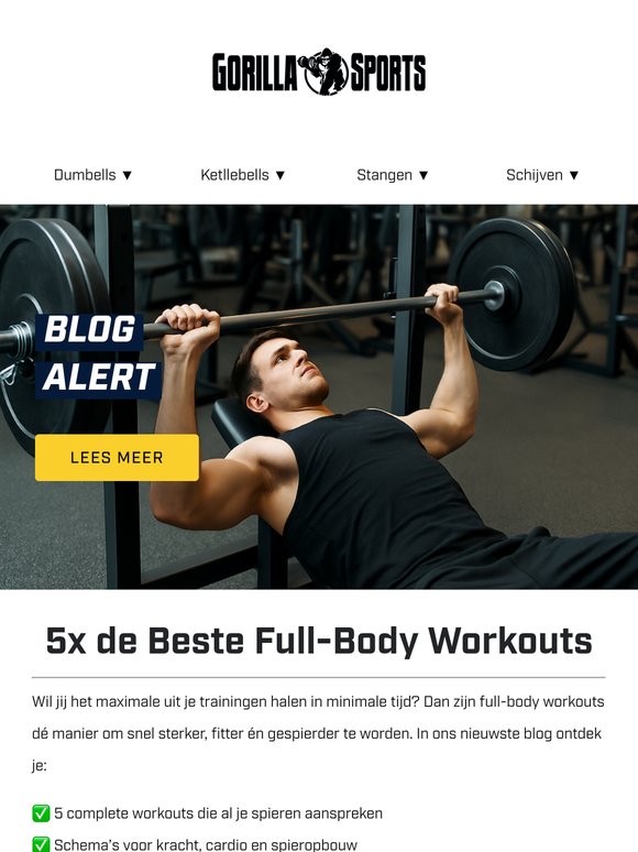 🔥 Boost je progressie: 5 Full-body workouts die echt werken