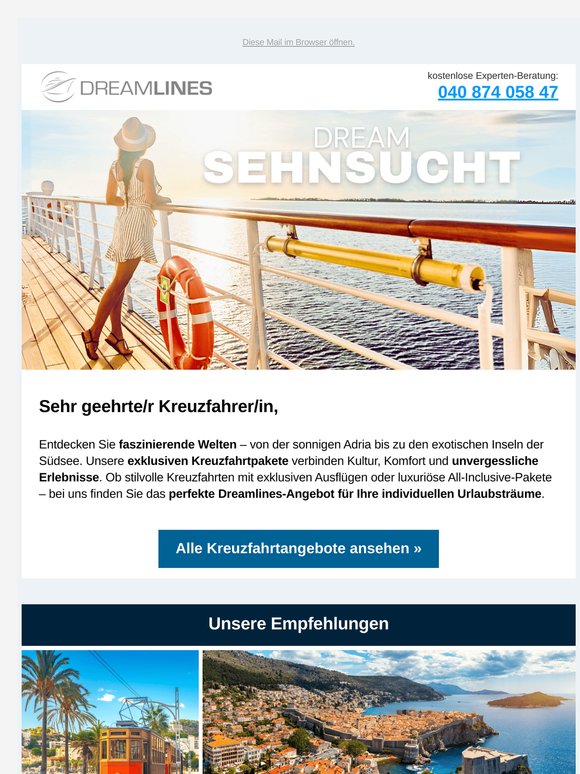 🌊 Sehnsucht nach Meer? Exklusive Kreuzfahrtpakete warten