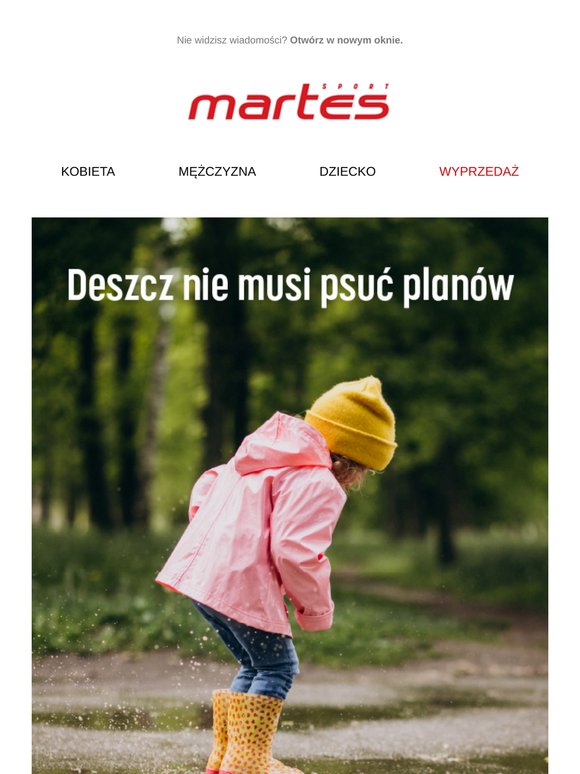 🌧️ Deszcz nie musi psuć planów - mamy na to sposób!