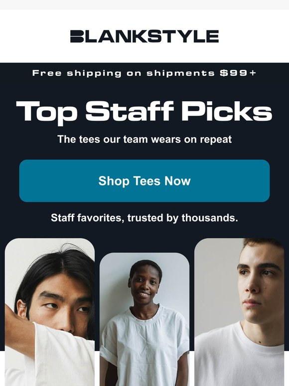 Our team’s go-to tees