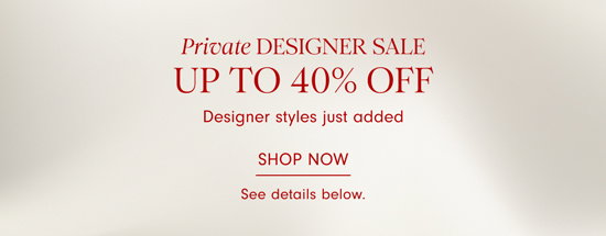 Private Designer Sale - Shop Now
