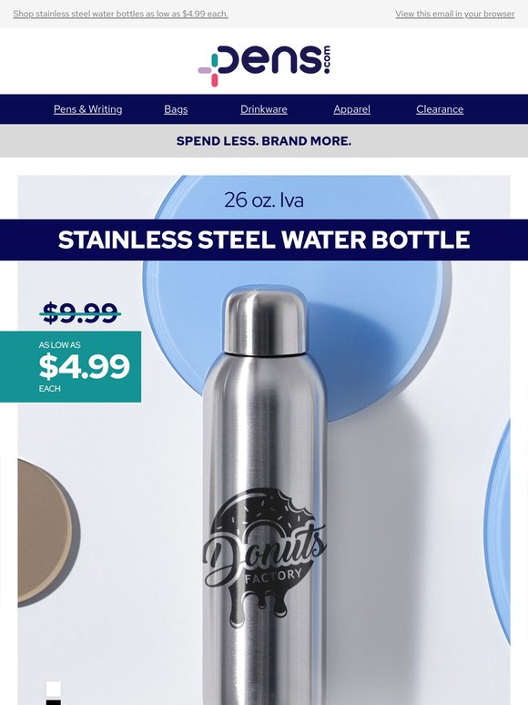 Stainless steel bottles are IN!