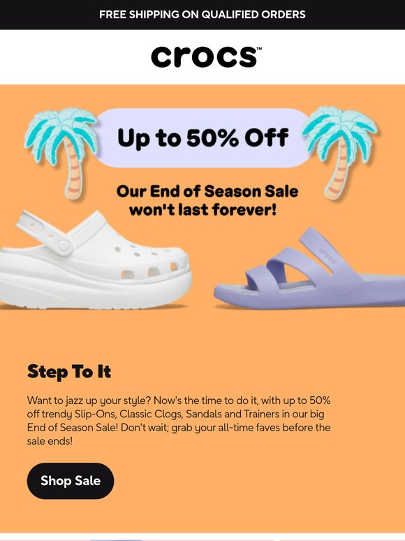 Save up to 50% on the coolest styles now!