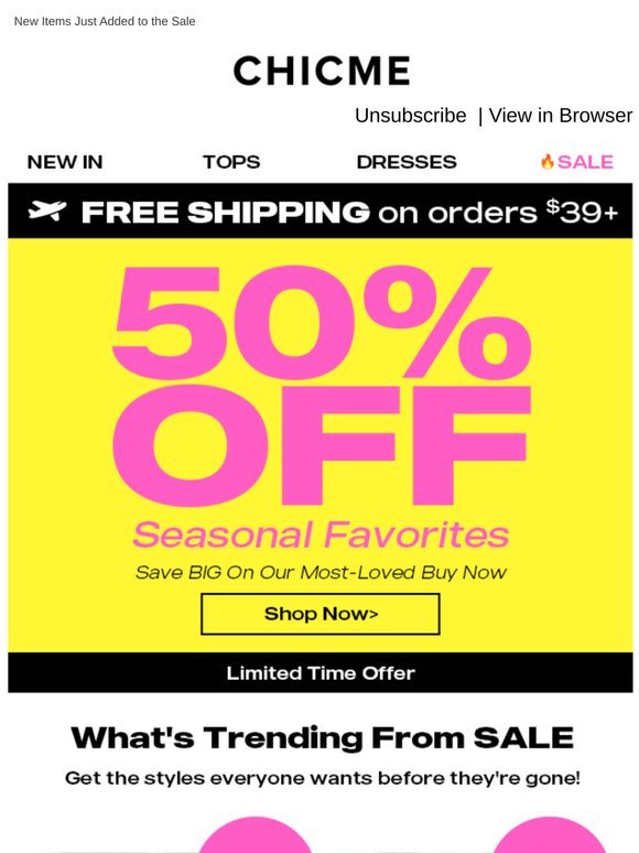 Want 50% Off? Hurry, Stock Won’t Last!
