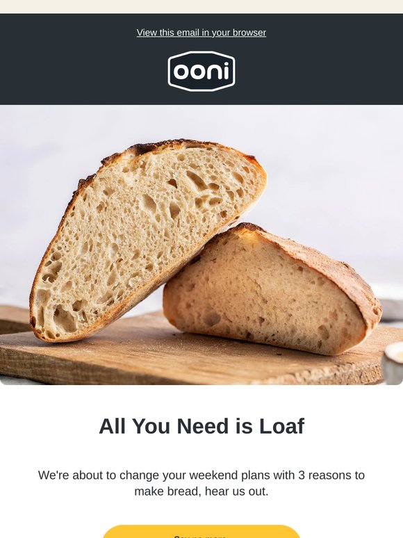Make tasty bread in your Ooni oven