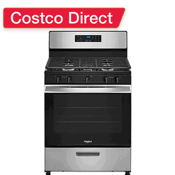 Whirlpool 5.1 cu. ft. Freestanding Gas Range with Edge to Edge Cooktop